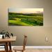 ArtWall Hill-Top Vineyard by Steve Ainsworth Photographic Print on Wrapped Canvas in Green | 12 H x 24 W x 2 D in | Wayfair 0ain017a1224w