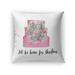 KAVKA DESIGNS ILL Be Home For Christmas Throw Pillow Eco-Fill/Microfiber, Polyester | 18 H x 18 W x 4 D in | Wayfair FPL-BS18-18X18-TEL1323