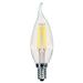 Birch Lane™ Garnell 5.5 Watt (60 Watt Equivalent), CA11 LED, Dimmable Light Bulb, E12/Candelabra Base in White | 4.69 H x 1.38 W in | Wayfair
