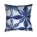 Laural Home Brasher Shibori Indigo, Blue & White Outdoor Throw Pillow Polyester/Polyfill blend | 18 H x 18 W x 6 D in | Wayfair SHI18X18ODP