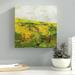 Latitude Run® Doncaster Framed Painting Print on Wrapped Canvas in Gray/Green/Yellow | 18 H x 18 W x 2 D in | Wayfair LATR1081 31567917