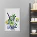 Latitude Run® 'Lime Mojito' Framed Watercolor Painting Print Paper in Green/White/Yellow | 30 H x 20 W x 1.5 D in | Wayfair LATT8716 38840723