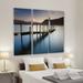 Latitude Run® Brandlehow Bay Jetty - 3 Piece Multi-Piece Image Print on Canvas in White | 24 H x 36 W x 1.5 D in | Wayfair LDER3881 42416420