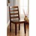 Loon Peak® Levenson Contemporary Solid Wood Dining Chair Wood in Brown | 41 H x 18.25 W x 24.5 D in | Wayfair LNPE1050 44337038