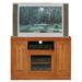 Loon Peak® Lapierre Solid Wood TV Stand for TVs up to 50" Wood in Brown/Gray | 32 H in | Wayfair LNPK8864 39858640