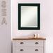 Latitude Run® Jayden Modern & Contemporary Beveled Bathroom/Vanity Mirror Wood in Brown | 20.28 H x 24.28 W x 1.88 D in | Wayfair