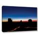 Loon Peak® 'Stars Over Monument Valley' by Cody York Photographic Print on Wrapped Canvas in White | 24 H x 36 W x 2 D in | Wayfair
