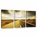 Loon Peak® 'Freedom From Fear' Photographic Print Multi-Piece Image On Wrapped Canvas in Blue/Pink | 24 H x 48 W x 2 D in | Wayfair