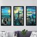 Latitude Run® 'Empire State Building 1' Framed Graphic Art on Canvas Print on Canvas Multi-Piece Image /Acrylic in Blue | Wayfair LTDR2653 40245106