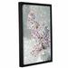 Latitude Run® 'Sparkling Asters' Framed Photographic Print on Canvas Canvas, Glass in Pink/White | 18 H x 12 W x 2 D in | Wayfair LTDR7078 41002747