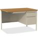 Lorell Fortress 29.5" H x 42" W Desk Return Metal in Brown | 29.5 H x 42 W x 24 D in | Wayfair LLR60923