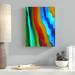 Latitude Run® 'River Runs Through Vertical 2' Graphic Art on Wrapped Canvas in Blue/Green/Yellow | 19 H x 14 W x 2 D in | Wayfair LTDR8138 41161756