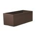 Hokku Designs Burov Rectangular Metal Planter Box Metal in Brown | 20 H x 48 W x 24 D in | Wayfair LTTN2791 44288493