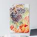Latitude Run® 'Changing Seasons' Watercolor Painting Print on Wrapped Canvas in Indigo/Orange | 24 H x 16 W x 1.5 D in | Wayfair LRUN5386 39472085