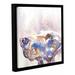 Latitude Run® Weim Framed Painting Print Canvas in Black/Blue/Brown | 24 H x 24 W x 2 D in | Wayfair LTRN6544 30805588