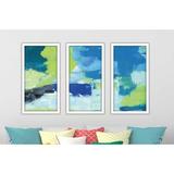 Latitude Run® Mountain Reflection II' Acrylic Painting Print Multi-Piece Image on Acrylic Plastic/Acrylic in Blue | 33.5 H x 52.5 W x 1 D in | Wayfair