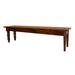 MacKenzie-Dow English Pub Wood Bench Wood in Brown/Red | 19 H x 60 W x 18 D in | Wayfair 1-1291SSW