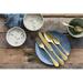 Mepra 3 Pcs Serving Set (Fork Spoon & Ladle) Vintage Stainless Steel in Yellow | Wayfair 1097VI22003