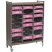 Omnimed Big Beam 24 Cap Horizontal Storage File Cart Metal in Brown | 53.38 H x 41 W x 15 D in | Wayfair 264582-BG