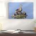 East Urban Home Germany 'Mallard Duck w/ Chicks' - Photograph Print on Canvas in White | 24 H x 36 W x 1.5 D in | Wayfair NNAI2932 39913775