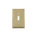 Nostalgic Warehouse Egg & Dart 1-Gang Toggle Light Switch Wall Plate in Yellow | 4.88 H x 3.13 W x 0.38 D in | Wayfair 720118