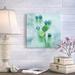 Ophelia & Co. Blue Drops by Irena Orlov - Wrapped Canvas Print Canvas in Blue/Green | 18 H x 18 W x 2 D in | Wayfair OPCO3044 39853508