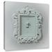 Ophelia & Co. 'Picture Frame Light Switch' Photographic Print on Wrapped Canvas in Blue | 24 H x 24 W x 2 D in | Wayfair OPCO1031 38309570