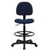 Offex Drafting Chair, Size 38.25 H x 20.0 W x 20.0 D in | Wayfair OF-BT-659-NVY-GG