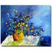 Tori Home Ledent - Still Life 5742 Framed Painting on Canvas in Blue | 18 H x 22 W x 2 D in | Wayfair 2P46L1537920X24-GALWRP18X22