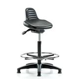 Perch Chairs & Stools Drafting Chair in Black/Brown/Gray | 21 H x 24 W x 24 D in | Wayfair STSA1-FR