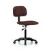 Perch Chairs & Stools Task Chair Upholstered in Brown | 30.5 H x 24 W x 24 D in | Wayfair LBBA2-BBU