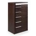 Wade Logan® Oman Modern 6 Drawer Lingerie Chest Wood in Brown/Gray | 44 H x 24 W x 17 D in | Wayfair ORNE1214 41502844