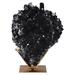 Wade Logan® Amreece Sculpture Resin, Crystal in Black/Yellow | 16.93 H x 9.84 W x 5.91 D in | Wayfair ORNE4351 42374264