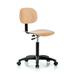 Perch Chairs & Stools Task Chair in Black/Brown | 30.5 H x 24 W x 24 D in | Wayfair WPCH2-NOFR