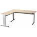 Populas Furniture Infinity Height Adjustable L-Shape Standing Desk Metal in Brown | 72 W x 72 D in | Wayfair IN 727230 PC-L2
