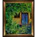 Tori Home Ledent - My Glycine Framed Painting on Canvas Canvas, Wood in Brown/Green | 29 H x 25 W x 2 D in | Wayfair 2P46L1079720X24-FR-994620X24