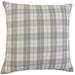 The Pillow Collection Joss Plaid Cotton Throw Pillow Polyester/Polyfill/Cotton in Gray | 22 H x 22 W x 5 D in | Wayfair P22-M-CITATION-SLATE-C100