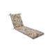 Alcott Hill® Indoor/Outdoor Chaise Lounge Cushion Polyester in Gray/Brown | 3 H x 23 W x 80 D in | Wayfair 2768285373A44187AC8D9324E5E3BE73