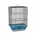 Tucker Murphy Pet™ Charade Bird Cage w/ Removable Tray Plastic/Steel in Gray | 16.25 H x 9 W x 11.25 D in | Wayfair