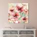 Red Barrel Studio® 'Poppy Field I' Painting Print on Wrapped Canvas redCanvas | 18 H x 18 W x 1.5 D in | Wayfair RBRS4396 39987063