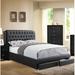 Red Barrel Studio® Tomberlin Tufted Storage Platform Bed Upholstered/Faux leather | 50 H x 76 W x 90 D in | Wayfair