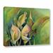 Red Barrel Studio® Green Calla Lilies Painting Print on Wrapped Canvas Canvas, Cotton | 18 H x 24 W x 2 D in | Wayfair RDBS4551 30810631