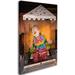 Trademark Fine Art 'Clown' by Jason Shaffer Photographic Print on Wrapped Canvas Canvas, Glass in White | 47 H x 30 W x 2 D in | Wayfair