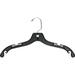 Rebrilliant Heavy-duty Plastic Top Hanger for Dress/Shirt/Sweater Plastic in Black | 8.75 H x 17 W in | Wayfair 7BB0764908E04CF0B213F48E98BE15C2