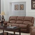 Lark Manor™ Cheatham 87" Pillow Top Arm Reclining Sofa Polyester in Brown | 26 H x 87 W x 30 D in | Wayfair RDBT3047 41438737