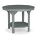 Wildridge Heritage 48" Pub Outdoor Table Plastic in Gray | 36 H x 48 W x 48 D in | Wayfair LCC-179-Dark Gray