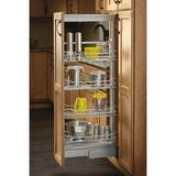 Rev-A-Shelf Adjustable Pantry System for Tall Pantry Cabinets Steel in Gray | 44 H x 16 W x 21.6875 D in | Wayfair 5743-16-CR-1