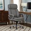 Serta at Home Serta Fairbanks Big & Tall High Back Executive Office & Gaming Chair w/ Layered Body Pillows Upholstered, in Gray/Black/Brown | Wayfair