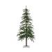 The Holiday Aisle® Green Pine Artificial Christmas Tree w/ Clear White Lights Metal in Green/White | 60 H x 32 W in | Wayfair