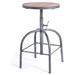 17 Stories Classroom Adjustable Height Bar Stool Metal in Brown/Gray/White | 16 W x 16.5 D in | Wayfair STSS7163 43944927